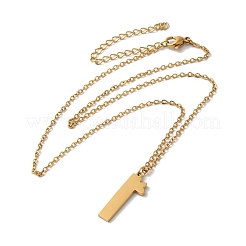 Colliers pendentifs en acier inoxydable 304&nbsp;LS-NJEW-H036-02G-L