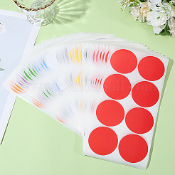 60 шт. 10-х цветные самоклеящиеся наклейки из ПВХ AJEW-SP0002-45