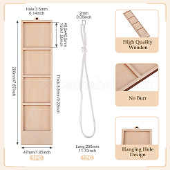 Деревянная мини-подвесная фоторамка для детей&nbsp;DIY-TAC0037-001D