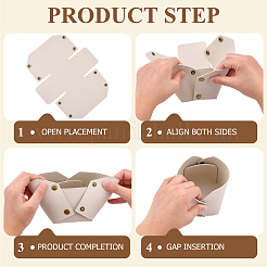 2 шт. держатели для ручек из искусственной кожи&nbsp;AJEW-CL0002-25A