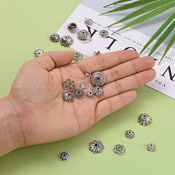 Смешанный стиль тибетский стиль сплава шарик шапки&nbsp;X-TIBE-O006-26