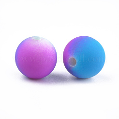 Прорезиненные бисера стиль акриловые MACR-T023-32A