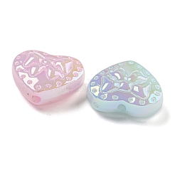 Переливающиеся акриловые бусины с УФ-покрытием OACR-G039-18