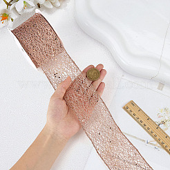 10 ярд кружевной отделки из полиэстера&nbsp;OCOR-WH0070-263