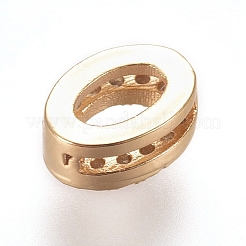 Ciondoli con zirconi cubici in micro zircone d'ottone placcato oro&nbsp;ZIRC-L075-61O-G