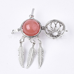 Подвески из сплава с клеткой G-S246-15