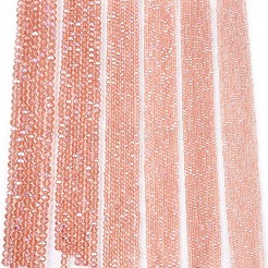 Galvanisieren Glasperlen&nbsp;LS-EGLA-A044-T3mm-L21