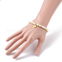 Braccialetto di fascino del cuore&nbsp;BJEW-JB07655-05