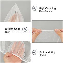 Универсальная органза для клетки для птиц сетка для ловли семян чехол&nbsp;AJEW-WH20020-158B-02