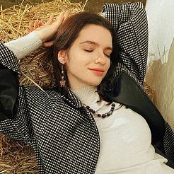 600шт 2 цвета ccb пластиковые распорные бусины CCB-PH0001-15-WH