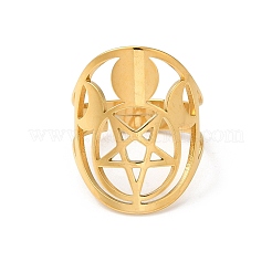 Регулируемые кольца из нержавеющей стали 304 для женщин&nbsp;LS-RJEW-G291-01G