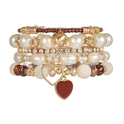 5 шт. 5 вида браслетов на резинке&nbsp;FS-WG170EC-01