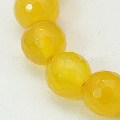 Природный агат бисер нитей G-E054-6mm-M