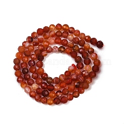 Природного сердолика нитей бисера G-RM250101-C17