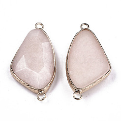 Соединители звеньев естественного белого нефрита&nbsp;G-T131-45D