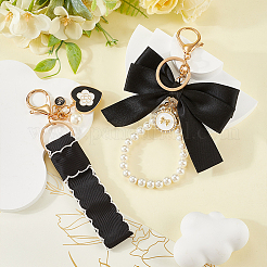 2 шт. 2 стиля брелок из хлопка KEYC-CP0001-24B