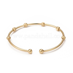 Braccialetti in ottone con placcatura a cremagliera&nbsp;BJEW-E071-14G