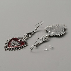 Orecchini pendenti con smalto in lega di Halloween per donna&nbsp;EJEW-WH0047-07A