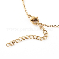 Браслеты с подвеской лэмпворк сглаз AJEW-AN00421-02