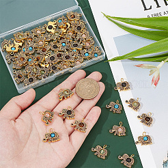 60шт подвески из натуральных и синтетических смешанных драгоценных камней&nbsp;PALLOY-PH0022-26