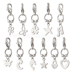 Подвесные украшения из нержавеющей стали 304&nbsp;HJEW-JM03279