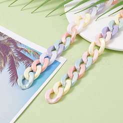 Окрашенные аэрозольной краской акриловые бордюрные цепи AJEW-JB01086