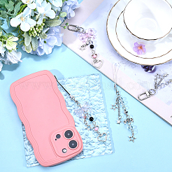 4шт 4 стиля тибетский стиль сплав брелок AJEW-GF0009-12