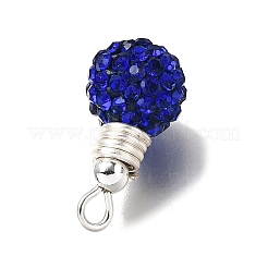 8 шт. подвески из полимерной глины ручной работы со стразами&nbsp;PALLOY-JF04430-01