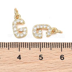 Shegrace Messing-Anhänger mit Mikropavé-Fassung aus klaren Zirkonia&nbsp;XGRQ29758-394G-G