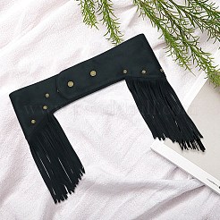 Ceintures à pompons en faux daim givré pour jeans habillés&nbsp;AJEW-WH20816-016A