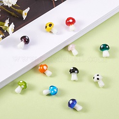 55 шт. 11 стильные бусины в виде грибов ручной работы лэмпворк LAMP-SZ0001-14