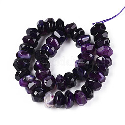 Природный агат бисер нитей G-N356-01A-13