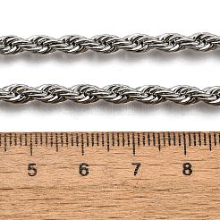 Не тускнеющие цепочки из нержавеющей стали 304 NJEW-F226-03P-06