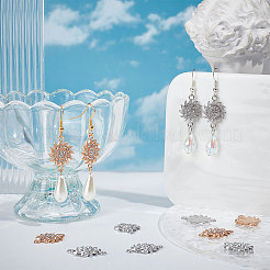 40 Stück 2 Stile Legierung Kristall Strass Anschluss Charms&nbsp;FIND-SC0025-27