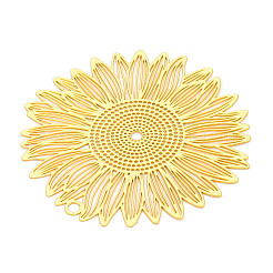 Латунные филигранные большие кулоны KKC-T003-13G