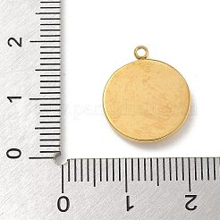 Подвески из нержавеющей стали 304 со стразами&nbsp;STAS-I322-28G-01