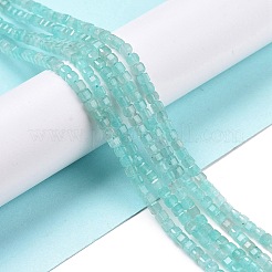 Природных амазонит бисер нитей G-C009-B06