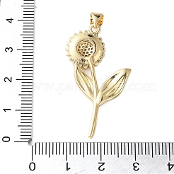 Латунные микро проложить кубического циркония подвески&nbsp;X-KK-A252-06A-G