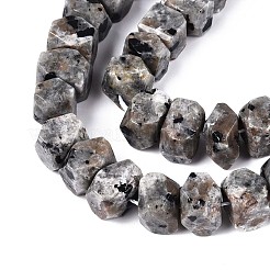 Нити из натуральных сиенитовых бусин G-D091-A32