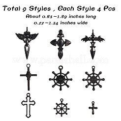 36шт хэллоуин подвески из сплава&nbsp;JX194A