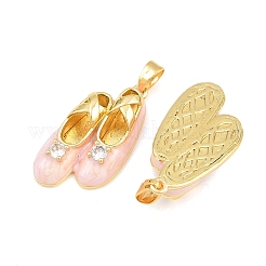Pendentifs en laiton zircon cubique transparent&nbsp;CU-CBA9AB3-03G-02