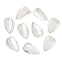 Прозрачный лак окрашенные стеклянные подвески GGLA-S054-013B-01