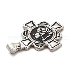 Большие подвески из нержавеющей стали 304 на религиозные темы STAS-E184-24P