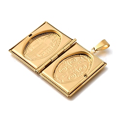 Подвески-медальоны из нержавеющей стали 316 STAS-C123-03B-G