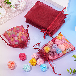 50 шт. мешочки из органзы для хранения ювелирных изделий&nbsp;OP-TA0001-16D