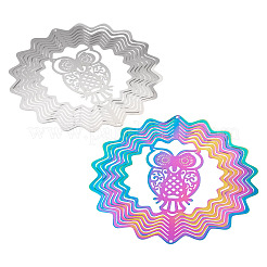 2 pz 2 colori 201 connettori/ciondoli in acciaio inossidabile&nbsp;STAS-TA0005-59