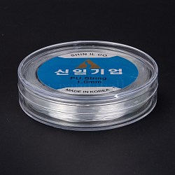 Korean Round Crystal Elastic Stretch Thread, for Bracelets Gemstone Jewelry Making Beading Craft, Clear, 1mm, about 28.43~29.52 yards(26~27m)/roll