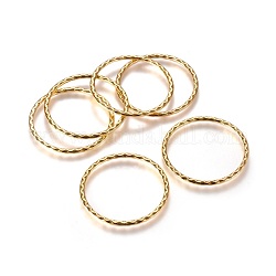Tibetan Style Linking Rings, Circle Frames, Cadmium Free & Nickel Free & Lead Free, Antique Golden, 38.5x38.5x2mm