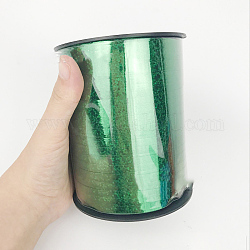 Cinta de globos láser de una cara, cinta que se encrespa, para la decoración del partido, verde, 3/16 pulgada (5 mm), aproximamente 500yards / rodillo (457.2 m / rollo)