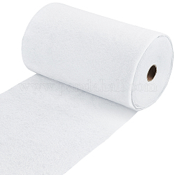 Tessuto di rivestimento per abbigliamento non tessuto agugliato, per accessori di abbigliamento, bianco, 30x0.05cm, 27m/rotolo